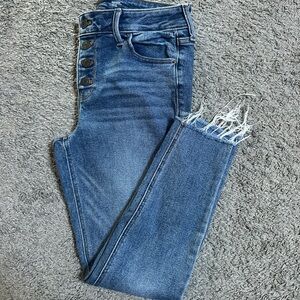 Women’s Old Navy Super Skinny Ankle Blue wash jeans